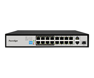 Switch AI Gigabit 16+2 cổng POE 500M Foredge AI6016H