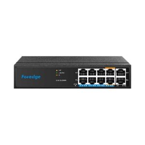 Switch PoE Foredge AI8010M 100M 8+2 Cổng