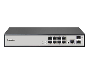 Switch Foredge NS2010G L2 – 8 Cổng Gigabit + 2 Cổng SFP, Quản Lý Cloud Apollo