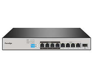 Switch PoE Foredge AI1009XGP | 8 Cổng 2.5G PoE + 1 Cổng 10G SFP+ AI Ethernet