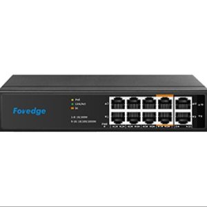 Switch PoE Foredge AI8010G Gigabit 8+2 Cổng