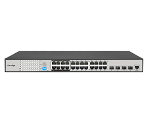 Switch PoE Foredge S5700-24GP-4TFR | L3 24 Cổng Gigabit PoE + 4 Cổng 10G SFP+, REALTEK Chipset